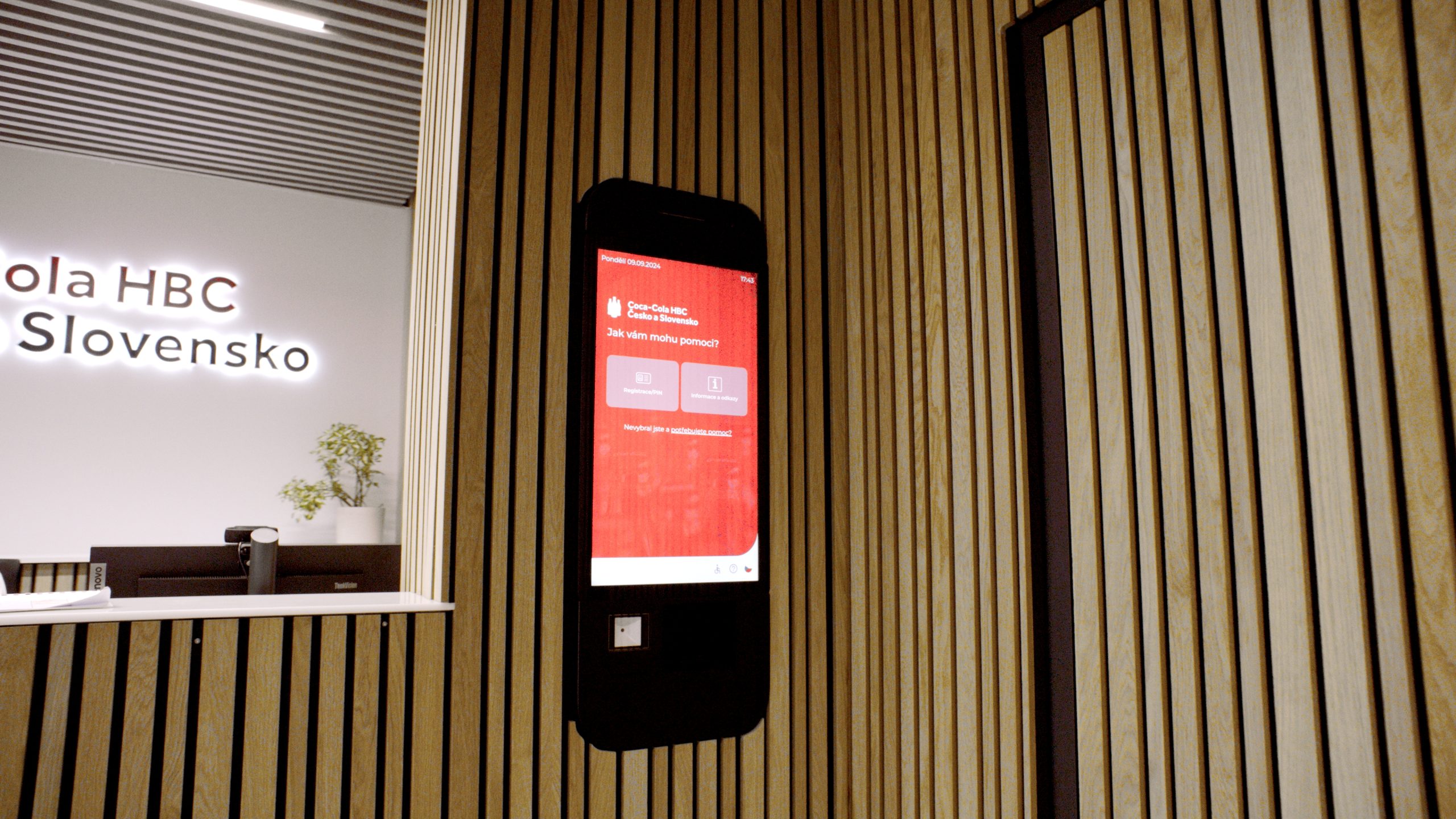 New Electronic reception Streamlines Visitor Check-ins at Coca-Cola HBC ...