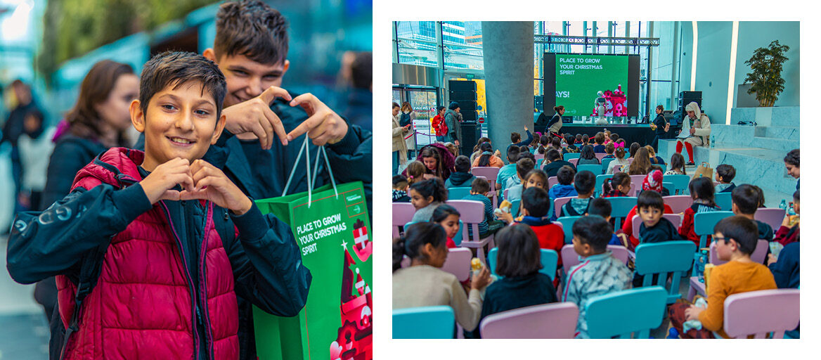 Christmas event for children at Globalsworth tower
