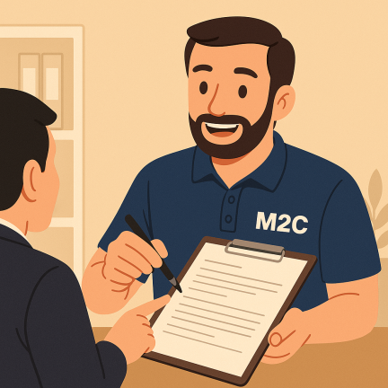 Konzultace s M2C zaměstnancem