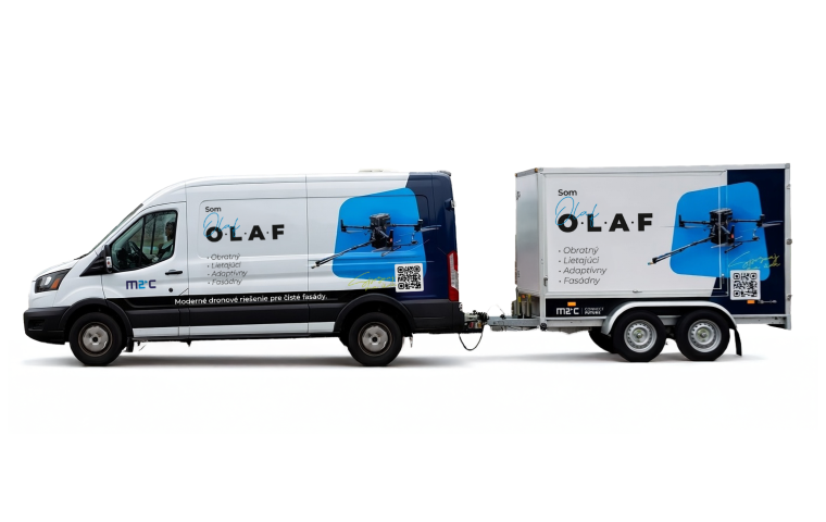 Tranzit s přívěsem cut shadow