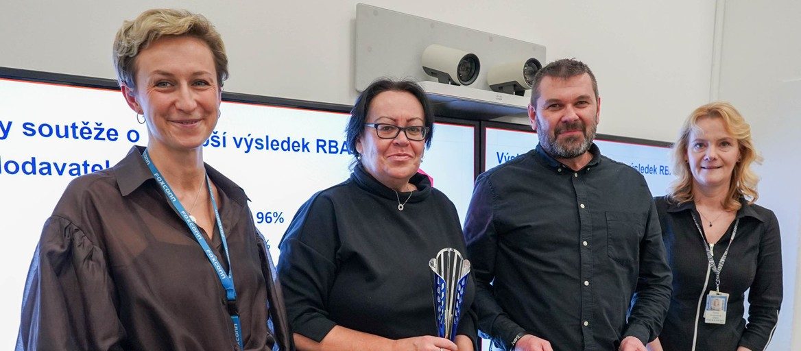 M2C získalo 1. místo v dodavatelském auditu společnosti Foxconn Czech Republic za rok 2025