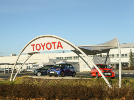 M2C e-Reception jede v Toyotě na plný plyn