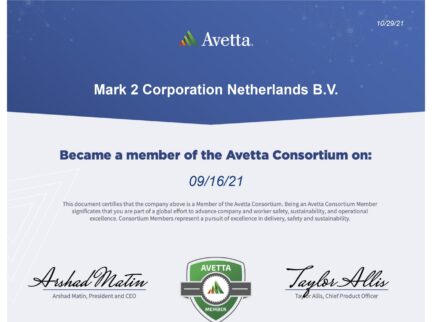 De Nederlandse tak van M2C is nu lid van het Avetta-consortium