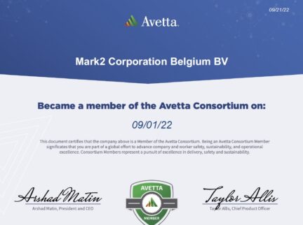 Le bureau belge est membre du consortium Avetta